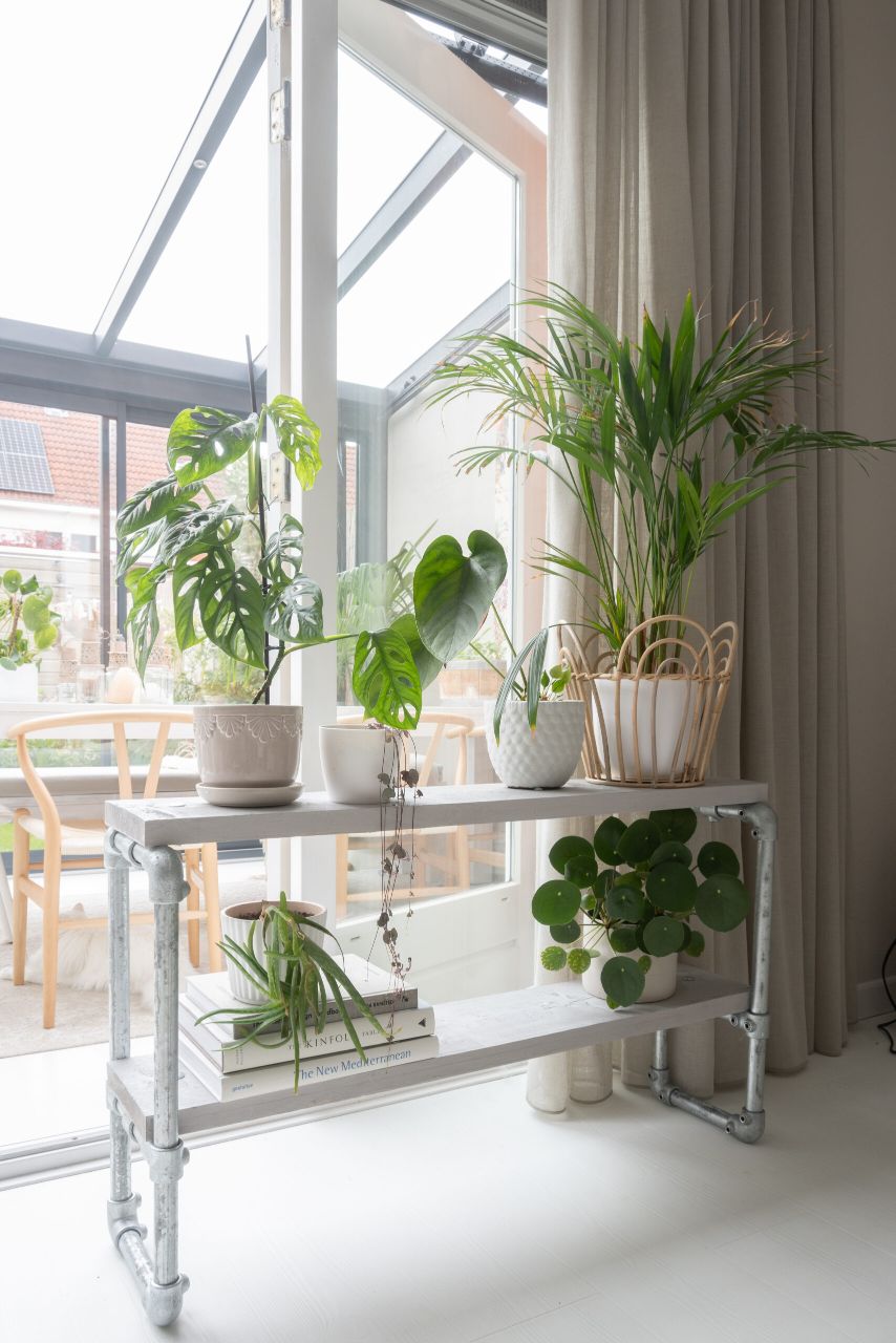 DIY sidetable van steigerbuis 