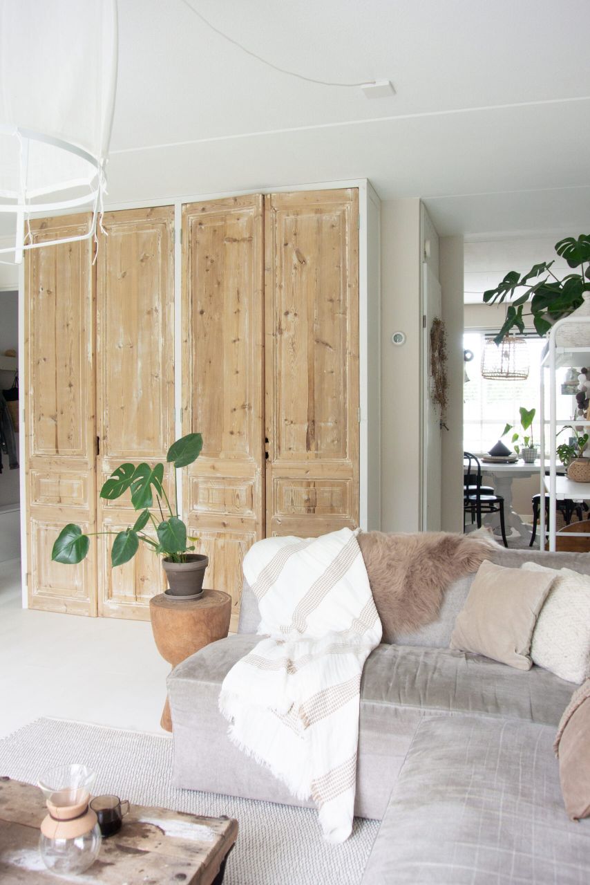 DIY kast oude paneeldeuren