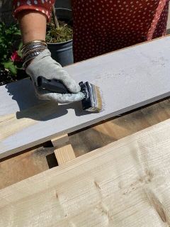 DIY sidetable van steigerbuis